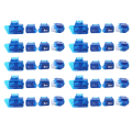 40x Motorcycle Horn Switch Button Turn Signal Switch Button Start Button for AF27 AF28 AF34 AF35 Blue. 