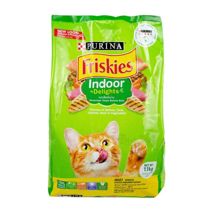 Purina Friskies Adult Indoor Delights Cat Food 1.1kg