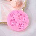 3D Sunflower Flower Petals Embossed Silicone Mold Relief Fondant Cake Decor Tool BDM.