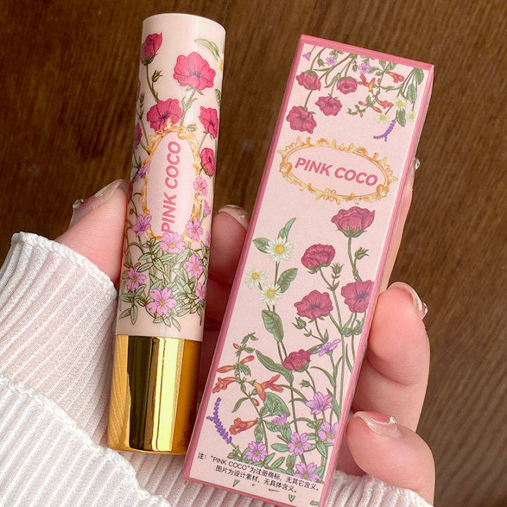 PINKCOCO Gorgeous Qimeng Velvet Lipstick Matte Matte Low Saturation White High Value Students