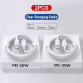 C cable fast charging data 2.5A lus 20o max 11 pr 13 12 for iPad iPhone 14Mini X XR XS Max 6 7 8 PW USB Type-C PD3.0 cable USB.