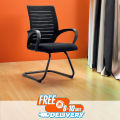 (FP-M-54) Office  visitor chair 9k black good quality. 