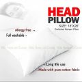 Exclusive Korean fiber Head pillow standard 18*26 size Cotton Fabric Head Pillow ( Buy 1 get 1 ) combo Mathar balish.