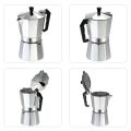 Durable Coffee Maker Aluminum Mocha Espresso Percolator Pot Coffee Maker Practical Moka Pot Espresso Shot Maker Espresso Machine. 