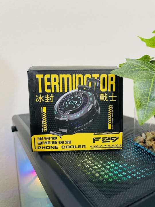 F29 Large Screen Mobile Phone Cooler Pad Temperature Display Cooling ...