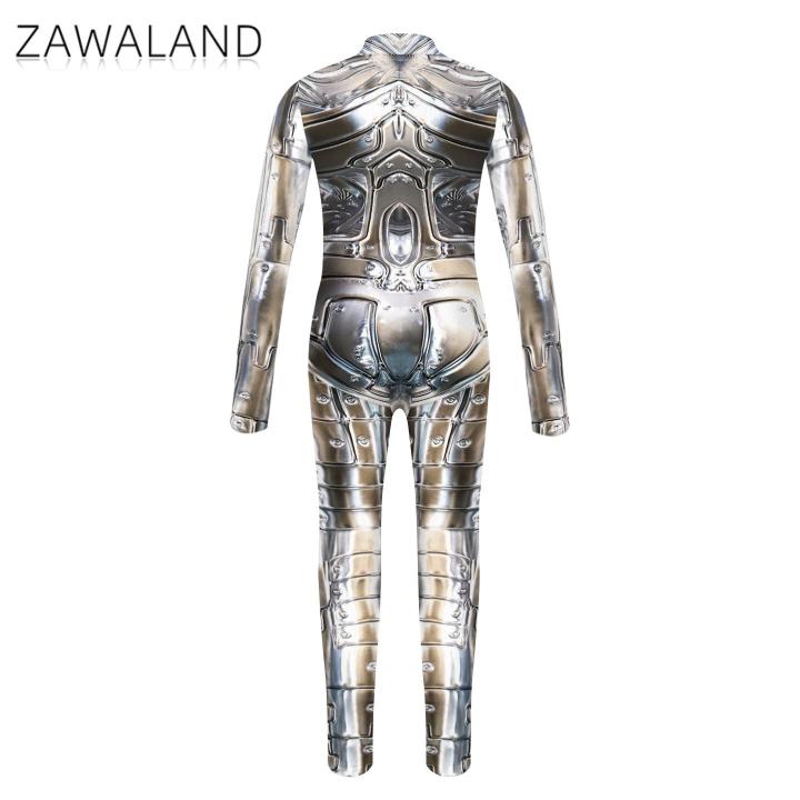 Zawaland%20Child%20Robot%20Costume%20Punk%20Front%20Zipper%20Zentai%20Suit%20Boy%20Girl%203D%20Cosplay%20Party%20Clothes%20Catsuit%20Jumpsuit%20Festival%20Outfit%20-%20Image%203
