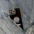 FELMYST Chrome Hearts Phone Case For Infinix Note 12 G88 Luxury Fashion Trendy Brand Metal Plating Mobile Casing Square Girl Gift Square Shockproof Back Soft Cover.
