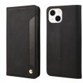 For iPhone 14 Plus Skin Feel Splicing Leather Phone Case. 