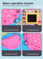 Educational Computer ABC and 123 Learning Kids Toy Laptop with LED Display and Music Educational Toy for Babies-.