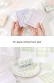Panda Online 200 Sheets Lattice Element Series Grid Memo Pad Checkered Sticky Notes Album Diary Journal Decorative DIY Scrapbooking. 