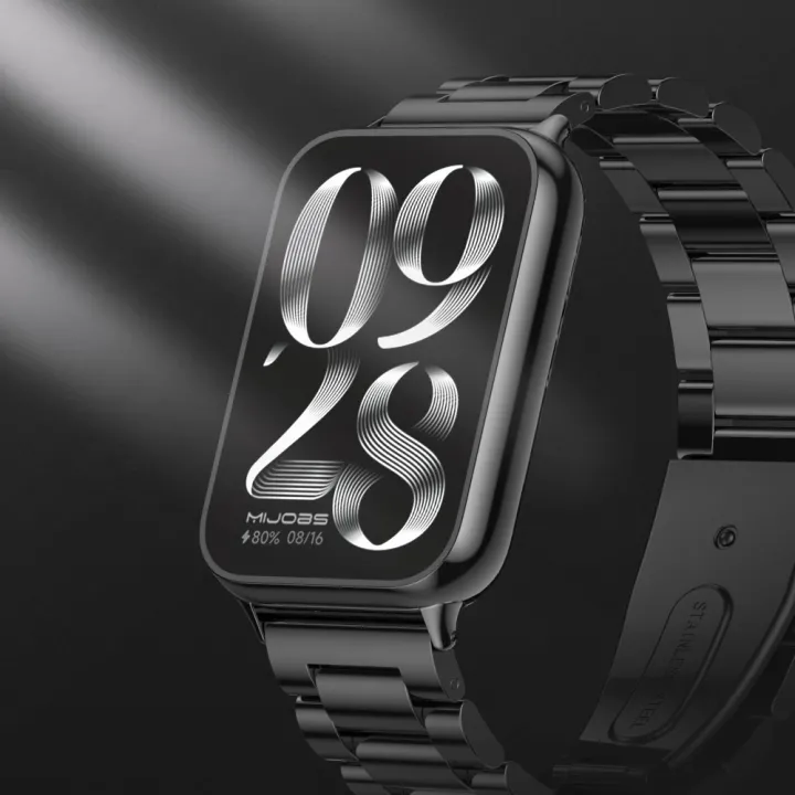 Mijobs%20Three-Bead%20Stainless%20Steel%20Watch%20Band%20For%20Xiaomi%20Mi%20Band%208%20Pro%20-%20Image%205