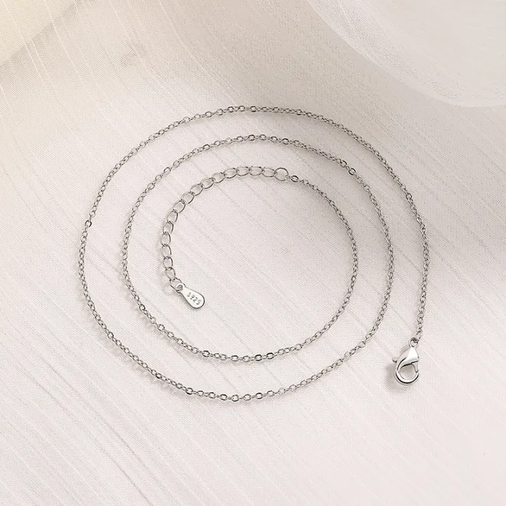 Douyin%20Kuaishou%20live%20broadcast%20imitation%20moissanite%20concentric%20knot%20gourd%20necklace%20women's%20fashion%20Baita%20light%20luxury%20Baita%20clavicle%20chain%20-%20Image%207