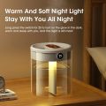 2L Air Humidifier Large Capacity With LCD Humidity Display Night Light Double Nozzle Aroma Essential Oil Diffuser For Home Offic.