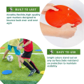 60Pcs Colored Spot Marker Non-Slip Agility Markers Flat Cones Dots for Football Basketball Training Dance Practice. 