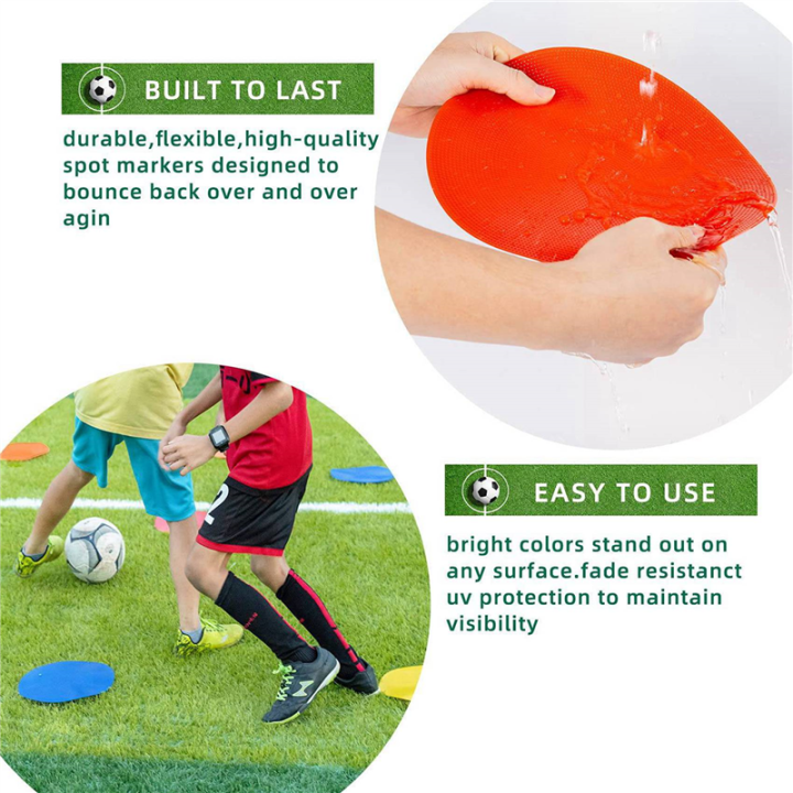 60Pcs%20Colored%20Spot%20Marker%20Non-Slip%20Agility%20Markers%20Flat%20Cones%20Dots%20for%20Football%20Basketball%20Training%20Dance%20Practice%20-%20Image%202