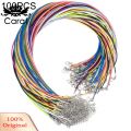 40/70/100Pcs Beading Cord Colorful Wax Rope Neckle Handmade DIY String Jewelry. 