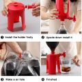 Home Upside Down Drinks Holder Automatic Drink Dispenser Hand Pressure  Beverage Fountains Kitchen  Water Dispense Gadget. 
