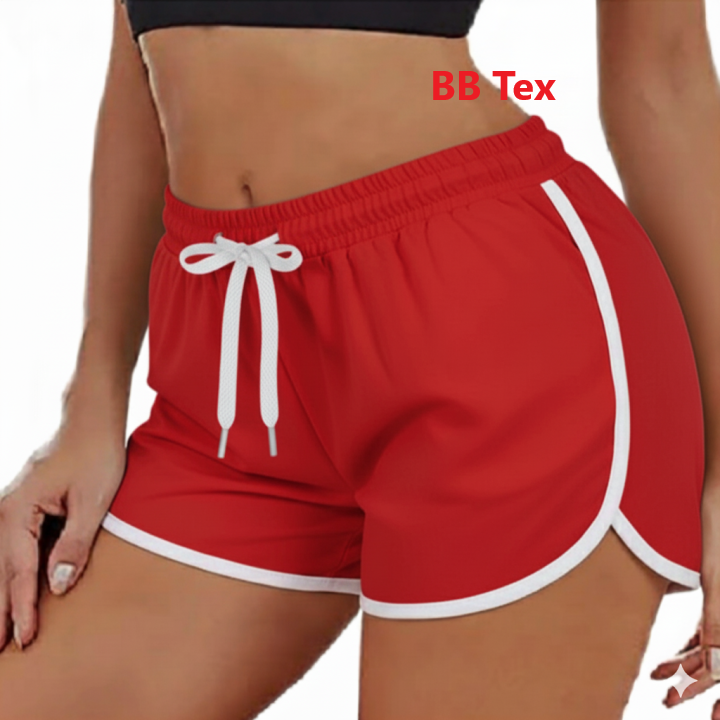 Comfort%20Fit%20Lounge%20Shorts%20with%20Elastic%20Waistband%20for%20Girls%20-%20Solid%20Color%20with%20Side%20Stripe%20Design%20-%20Image%203
