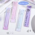Sanrio Funny Rotatable Ruler Kuromi Melody Cute Cartoon Straightedge Student Stationery Office Equipment. 