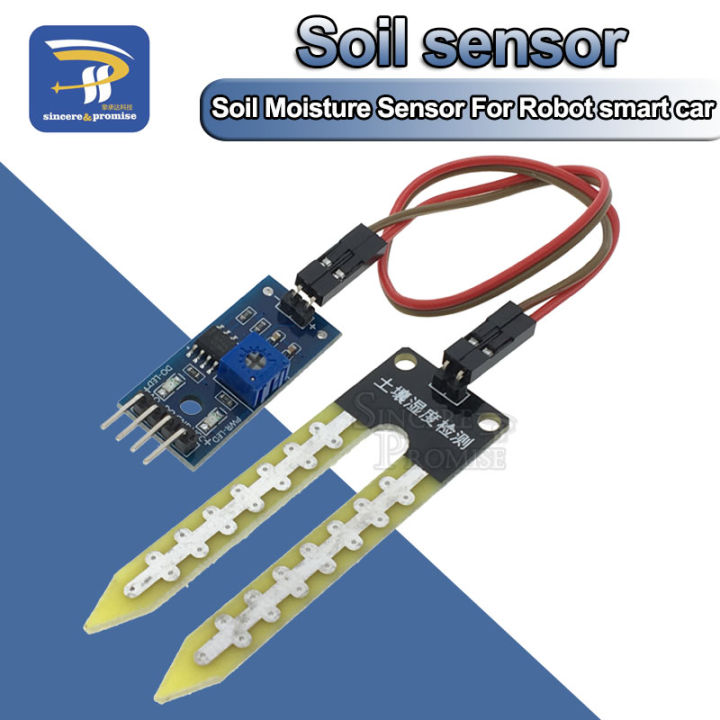 【WSJJ Store】Electronics Soil Moisture Hygrometer Detection Humidity Sensor Module For arduino Board DIY Robot Smart Car