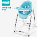 Baby High Chair Baby Plastic Dining Table High Chair Baby Feeding Chair With Wheel.