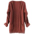 Women Cardigan Vintage Cashmere Sweater Wool Fall Winter Thick Warm Soft Knit Cable Oversized Long Cardigan Women Long Sweater. 