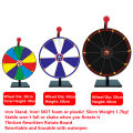 Rewritable Rorating Board Classroom Lottery Draw Drawer Spinner Lucky Wheel Spin Teaching Aids Party Games 30/40/50cm Iron Stand. 