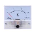 85C1 DC 0-10A Rectangle Analog Panel Ammeter Gauge with 85C1 Fine Tuning Dial Analog Volt Panel Meter Gauge DC 0-15V. 