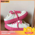 Original Design Canvas Shoes for Women New Thin Internet Celebrity Half Slippers Casual Women's Shoes All-Match White Shoes for Women Summer Shoes. 