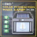 Solar Interaction Wall Lamp. 