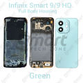 For Infinix Smart 9 9 HD Full Body Housing With Camera Glass (LCD Frame, Side/Middle Frame, Back Panel/Backshell). 