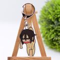 9 Styles Attack on Titan Keychain Shingeki no Kyojin Key Chain Acrylic Cartoon Pendant Accessories Keyring Anime Fans Gifts. 