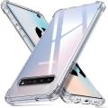 Back Case For Samsung Galaxy S10 Transparent Cover Tpu Back Case - Camera. 
