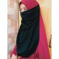 Nose Niqab Hijab One Part Muslim Half niqab for women - Borka For Women - বোরকা - Borka. 