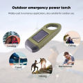 1/2PCs LED flashlight hand crank solar powered rechargeable survival gear self powered charging torch dynamo for outdoor camping. 