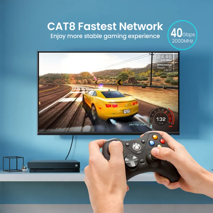 UGREEN%20Cat8%20Ethernet%20Cable%2040Gbps%20RJ%2045%20Network%20Cable%20Lan%20RJ45%20Patch%20Cord%20for%20PS4%20Laptop%20PC%20PS%204%20Router%20Cat%208%20Cable%20Ethernet%20-%20Image%202