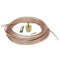 1Pcs RG316 Coax Coaxial Cable Lead Low Loss RF Connector Wire 10M Long & 5Pcs SMA Male Plug Straight Crimp RG316 RG174 Rf Adapter Connector.