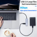 5-in-1 USB C HUB Docking Station USB HUB Type C Splitter 4K HDMI-compatible Adapter USB C to HDMI USB 3.0 For Laptop Macbook. 