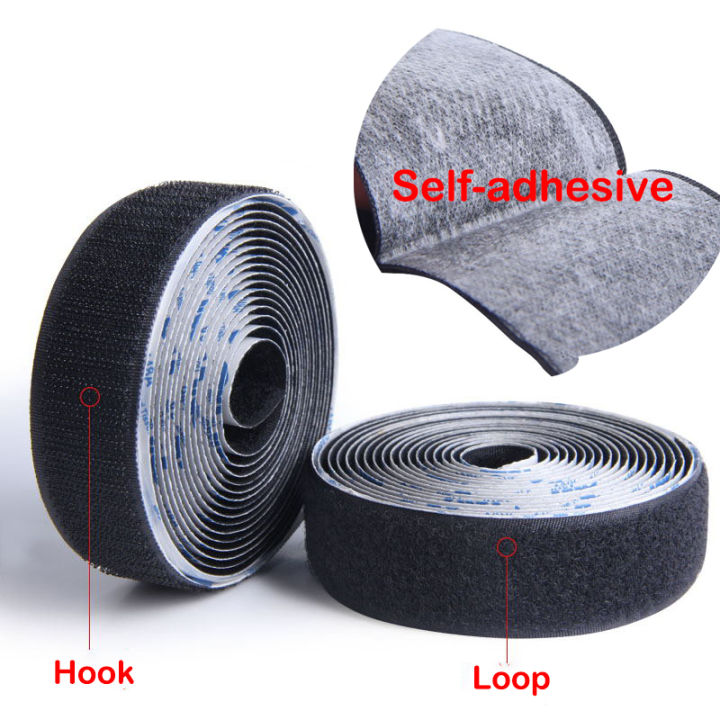 Self%20adhesive%201Meter/Pairs%20Velcro%20Tape%20Strong%2025mm-30mm%20Hook%20and%20Loop%20Fastener%20Tape%20velcros%20adhesive%20with%20Glue%20-%20Image%203