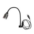 Magnet LED LAMP SS-804 Stainless Steel Magnetic LED Lamps Magnet Base COB Wick lamp Aluminum lampshade Universal AC 220V 10W LED Light Bulbs.