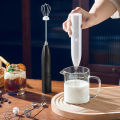 PARACITY Black Automatic Coffee Beater Milk Frother Cream Beat Eggs Food Mixer Making Coffee Flowers Kitchen Coffee Supplies. 