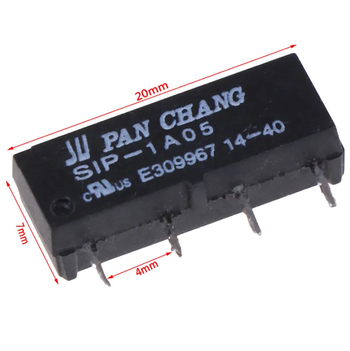 5Pcs%204pin%205v%20relay%20sip-1a05%20reed%20switch%20relay%20for%20pan%20chang%20relay%20Cuilei%20-%20Image%204
