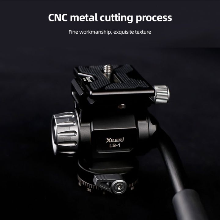 XILETU%20LS-1%20Compact%20Video%20Fluid%20Head%20Pan%20Tilt%20Tripod%20Head%20Panorama%20Ballhead%20Tripod%20Mount%20-%20Image%207