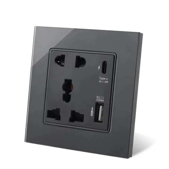 Wall%20Socket%205%20Pin%20With%20Type-C%20%20and%20USB%20Charging%20Universal%20Power%20Socket%20%20Electrical%20Outlet%20-%20Image%202