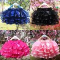 Baby Girl Tutu Mini Skirt Kids Princess Rainbow Pettiskirts Bow Dresses Girls Ballet Dance Skirts Ball Gown Children Clothes.