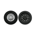 【3C VictoryEagle】8Pcs Rubber Wheel Tire Tyre for WPL D12 Mini 1/16 RC Drift Car Spare Parts Accessories. 