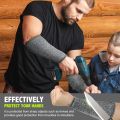 1Pair Level 5 HPPE Cut Arm Sleeve,Cut Resistant Thumb Protector Sleeves,Resistant Anti-Puncture Work Protection Arm Sleeve. 