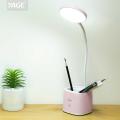 YAGE T109 Rechargeable USB Table Lamp with Phone and Pen Holder Desk Lamp. 
