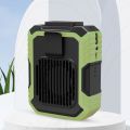Portable Mini Waist Fan USB Rechargeable 4000mAh Wearable Personal Fan Emergency Mobile Power for Jobsite/Farm/Traveling/Fishing.