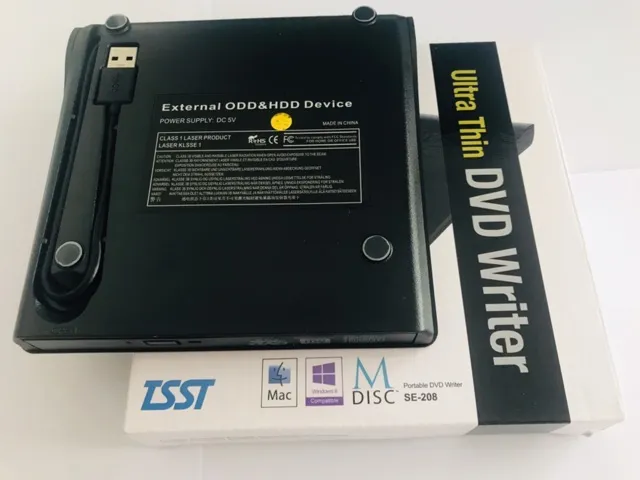 SAMSUNG SE-280 USB External Ultra Thin Portable DVD Writer